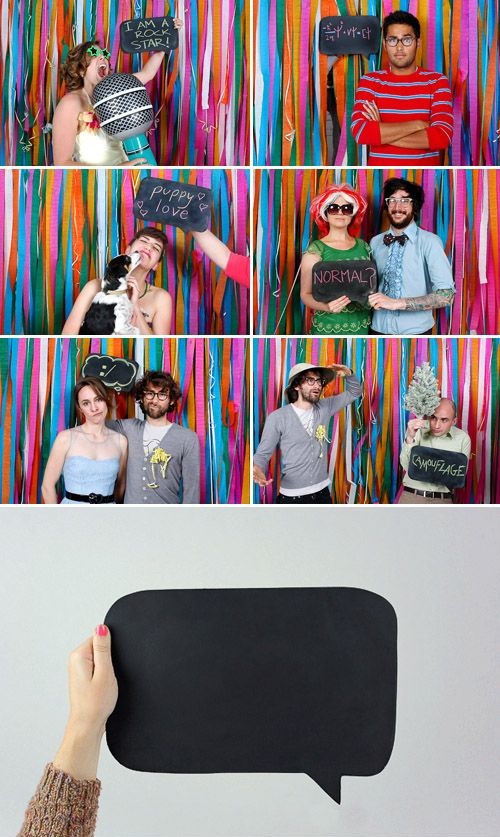 Blackboard for Photo booth or Mirror booth - PhotoPartyBox